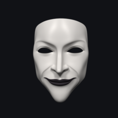 Woman Mask 3D Model