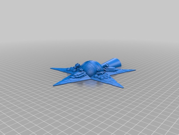 Christmas Tree DeathStarDestroyer 3D Print Model