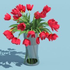 Tulips Free 3D Model