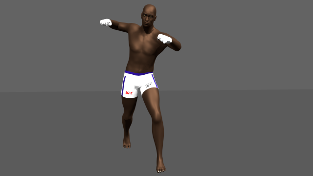 Character Ufc 3D Model