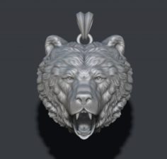 Bear pendant 3D 3D Model