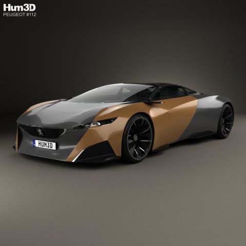 Peugeot Onyx 2012 3D Model