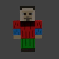 Beardcraft Hero						 Free 3D Model