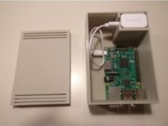 Single Unit Raspberry Pi case 3D Print Model