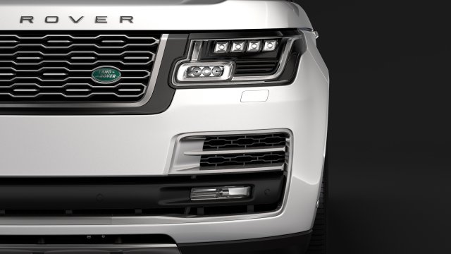 Range Rover SVAutobiography Landaulet LWB L405 2018 3D Model