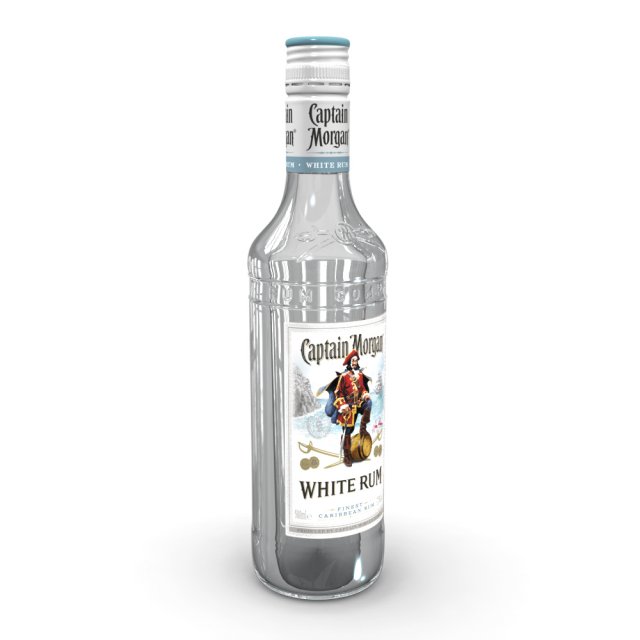 Captain Morgan White 50cl Bottle 3D Model
