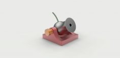 Pocket mini cannon Free 3D Model