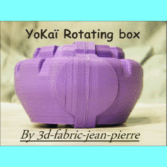 Yo-Kai Rotating Box 3D Print Model
