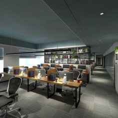 Conference room office reception hall 25 3D Model