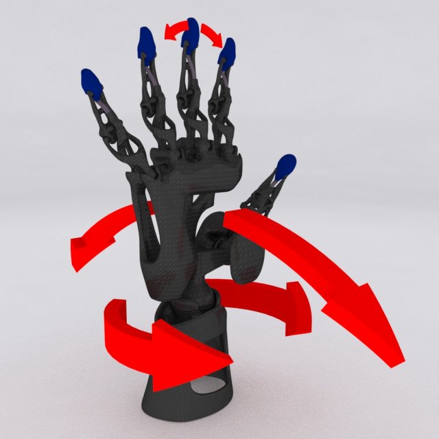 Biomimetic Hand 3D Model