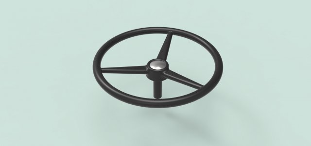 Stearing wheel 6 3D Model