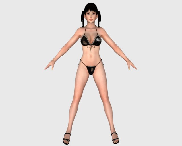 Sexy Bikini Girl 06 3D Model