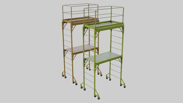 Scaffold 1A 3D Model