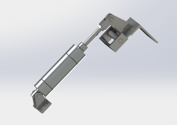 Cylinder restraining mechanism 3D Model