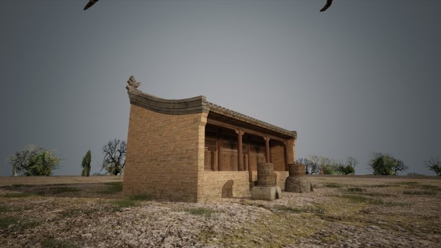 A small house of a civilian house 3D Model