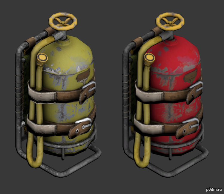 Ammo Pickup Kerosine 3D Model
