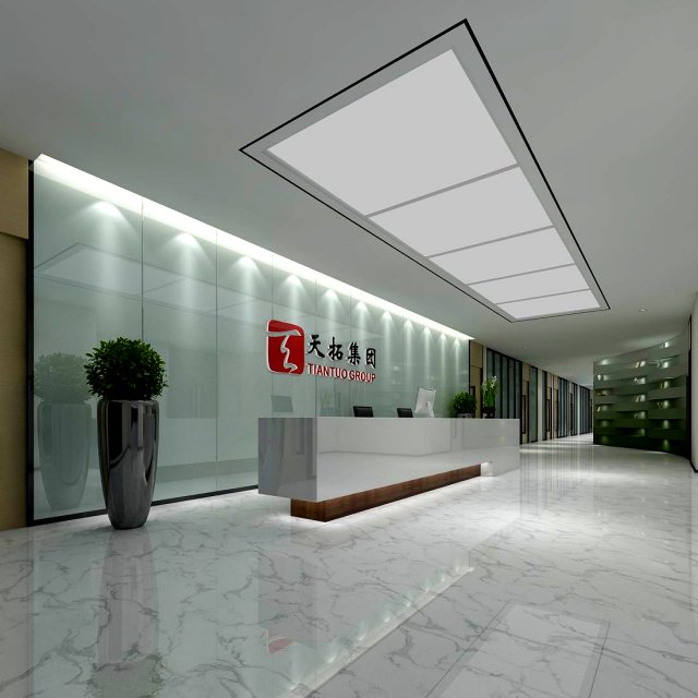 Office reception hall design complete 20 3D Model