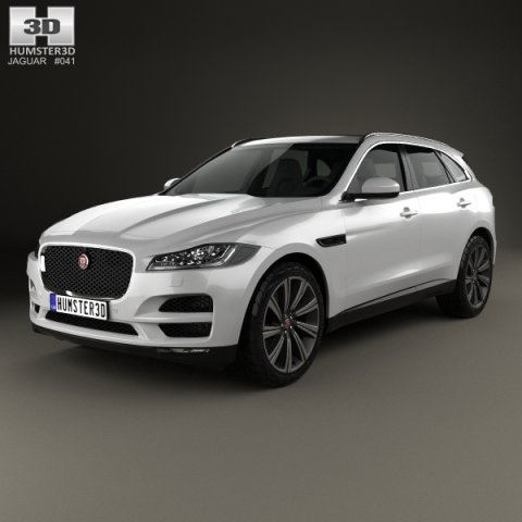 Jaguar F-Pace 2016 3D Model