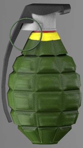 Grenade 3D Model