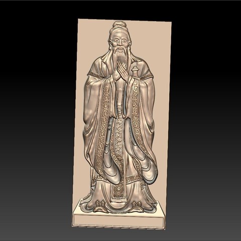 Confucius 3D Print Model