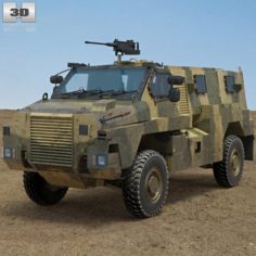 Bushmaster Protected Mobility Vehicle 3D Model