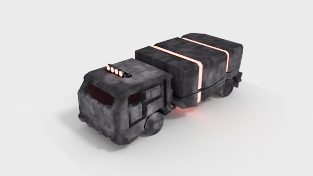 Supply truck 3D Model
