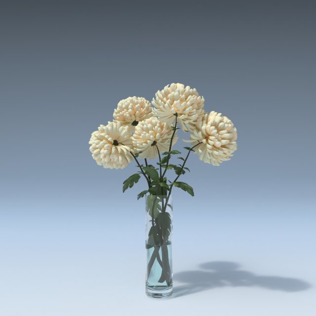 Glass vase021741228 3D Model