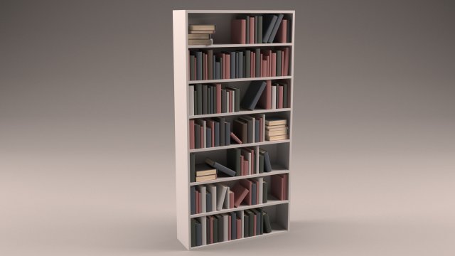 Book Case 3D Model