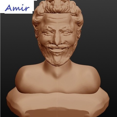 Amir, singer 3D Print Model