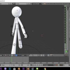 Stickman RHG Complete Rigged						 Free 3D Model