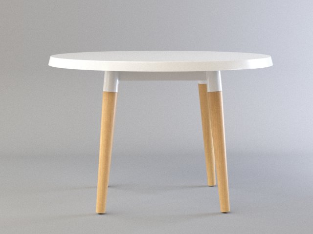Copine Table by Sean Dix 3D Model
