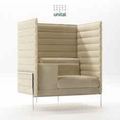 Sofa for office Unital tesla 3D Model