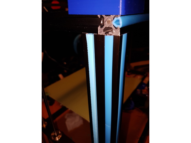 Tronxy & CR-10 Rail insert 3D Print Model