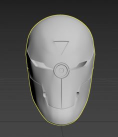Cyborg Ninja Helmet 3D Model
