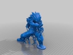GOKU SSJ3 3D Print Model
