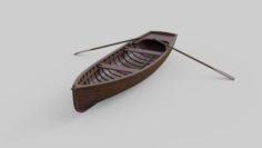 Rowboat 1D 3D Model
