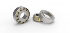 Angular contact roller bearing Free 3D Model