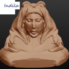 Indila, singer 3D Print Model