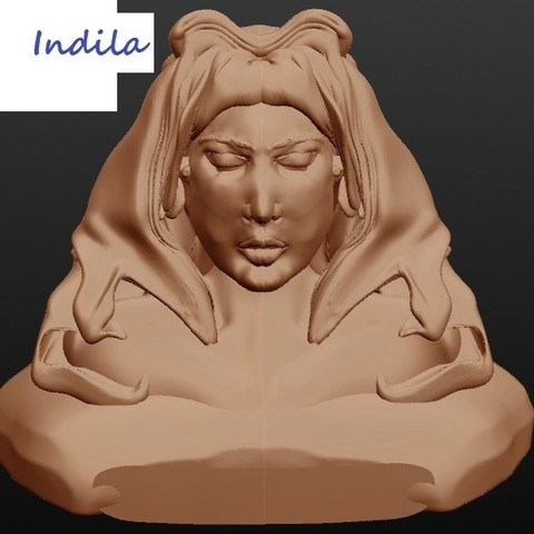 Indila, singer 3D Print Model