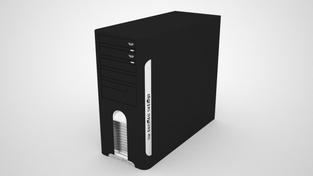 System unit 3D Model