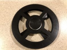 Twisted Gear Spinner 3D Print Model