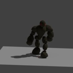 Simple Golem						 Free 3D Model