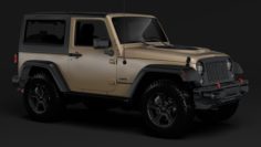 Jeep Wrangler Rubicon Recon JK 2017 3D Model