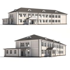Municipal building 3D Model