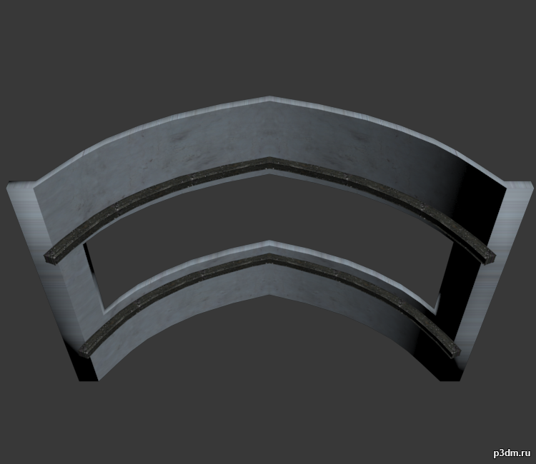 Roof Cells Arch Skylight 3D Model