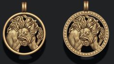 Zodiac Leo Lion 3D Model