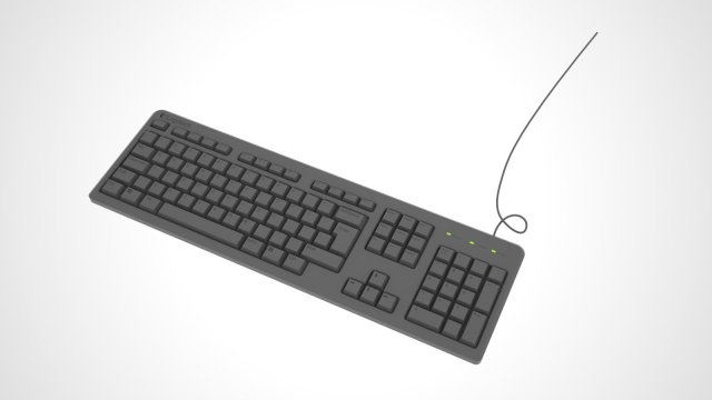 Keyboard 3D Model