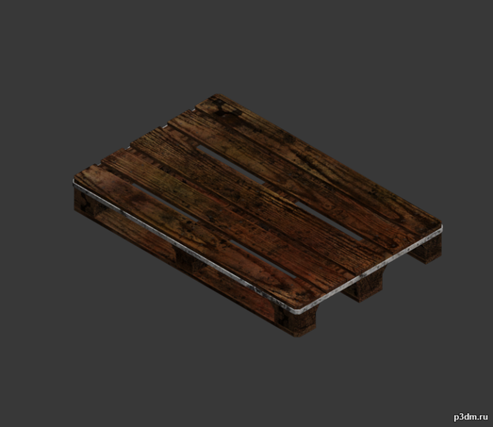 Palette 3D Model