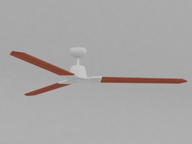Wlde Ceiling Fan 3D Model