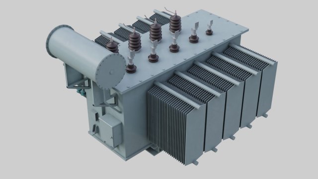 Electrical Transformer 2A 3D Model